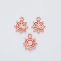 Vintage Spiderweb Charms in Multiple Finishes for Jewelry Making view 3