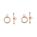 Round Toggle Clasp Metal Jewelry Components in 10 Distinct Finishes view 3
