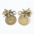 2-Finish Bee Pocket Watch Metal Jewelry Components for Crafts view 3