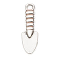 Small Garden Trowel Metal Charm Pendant For Jewelry Making And Craft Projects view 3