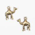 Standing Camel Metal Charms in 2 Pictured Finishes view 3