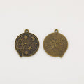 Rocket and Planet Charm Metal Pendant for Jewelry Making view 3