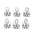 Bow-Topped Gift Box Charms in Bronze and Antique Silver view 3