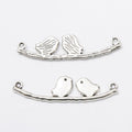 Lovebirds Branch Connector Metal Pendant for Jewelry Making view 3