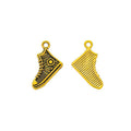 High Top Sneaker Charms In Four Vintage Metal Finishes view 3