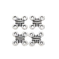 Chinese Knot Connector in 4 Metal Finishes for Jewelry Making view 3