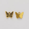 Openwork Butterfly Metal Charms in Four Vintage Finishes view 3