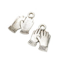 Clapping Hands Charm Metal Jewelry Making Component view 3