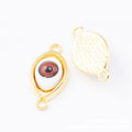 Colorful Evil Eye Teardrop Pendants in 12 Metal Finish Options view 8