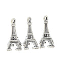 Eiffel Tower Charm Pendants in Six Metallic Finishes view 3
