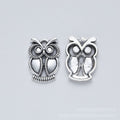 Openwork Owl Metal Charms in Four Metallic Finishes view 3