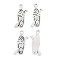 Paddleboard And Oar Charm In Gold And Silver Tones view 3