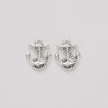 Small Anchor Connector Charms in Five Metallic Finishes view 3