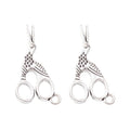 Scissors Metal Charms in Five Polished and Antique Finishes view 3