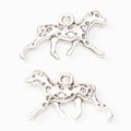 Running Dog Charm Metal Pendant for Jewelry Making view 3