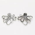 Openwork Octopus Charm in 2 Metal Finishes for Jewelry Making view 3