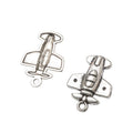 Small Airplane Charms in Two Antique Metal Finishes view 3
