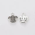 Openwork Crown Metal Charm in Four Metallic Finishes view 3