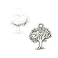 Leafy Tree Metal Pendant Charms in 8 Distinct Finishes view 3