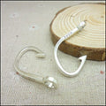 Fish Hook Connector Jewelry Making Component In 4 Finish Options view 3