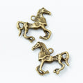 Running Horse Metal Charm Pendant in Two Vintage Finishes view 3