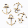 Nautical Anchor Metal Charm in 8 Distinct Finishes for Jewelry Making view 3