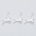 Flying Pegasus Charm in 4 Metal Finishes for Jewelry Making view 3