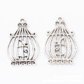 Dome Top Birdcage Metal Charm Pendant Jewelry Making Component view 3