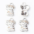 Seated Koala Charm in Antique Bronze and Silver Tone Metal view 3