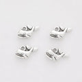 Tiny Whale Charm in 2 Metal Finishes for Jewelry Making view 3
