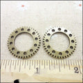 Large Perforated Gear Ring Components in Five Finishes view 3