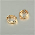 Oval Ring Connector Alloy Jewelry Making Component in 1 Finish Option view 3