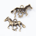 Running Horse Charm in 2 Finishes for Jewelry Making view 3
