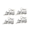 Steam Locomotive Vintage Metal Charm Pendant for Jewelry Making view 3