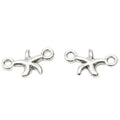 Vintage Starfish Charm in 2 Finishes for DIY Jewelry Making view 3