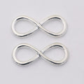 Infinity Link Connectors in Four Smooth Metal Finishes view 3