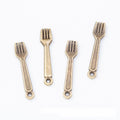 Vintage Finish Metal Mini Spoon Fork Charms in 8 Style Options view 3