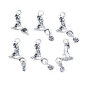 Dangling Star Witch Hat Charm Metal Pendant for Jewelry Making view 3