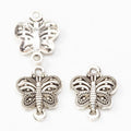 Butterfly Connector in 2 Metal Finishes for Jewelry Making view 3