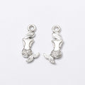 Mermaid Metal Charm in 7 Distinct Finishes for Jewelry Making view 3