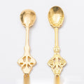 Ornate Miniature Spoon Charm in Multiple Metal Finishes for Jewelry Making view 3
