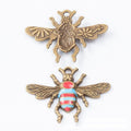 Bee Charm in 5 Finishes Metal Component for Jewelry Making view 3