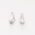Spiral Conch Shell Detailed Metal Charm in 2 Finishes view 3