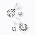 High-Wheel Bicycle Charm in 2 Finishes for Jewelry Making view 3