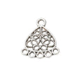 Filigree Teardrop Chandelier Connectors In Four Finishes view 3