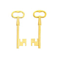 6-Finish Skeleton Key Metal Jewelry Components for Crafts view 3