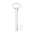 Loop Top Skeleton Key Charm in 3 Metal Finishes for Jewelry Making view 3