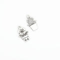 Flower Pot Charm Metal Jewelry Making Component Pendant view 3