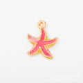 Painted Starfish Metal Charms in 4 Pictured Finishes view 3
