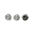 Lion Head Metal Spacer Beads In Three Antique Finishes view 3